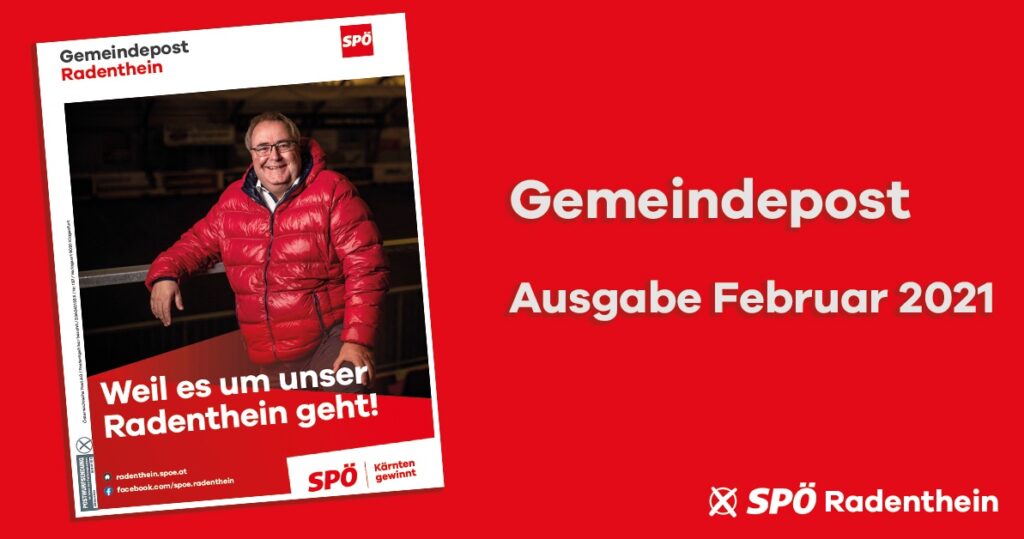 SP&Ouml; Gemeindepost Radenthein &ndash; Feber 2021