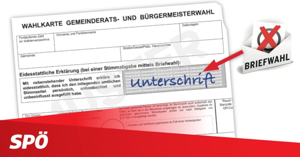 W&auml;hlen mit Wahlkarte